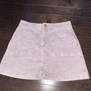 Light purple corduroy, American Eagle skirt